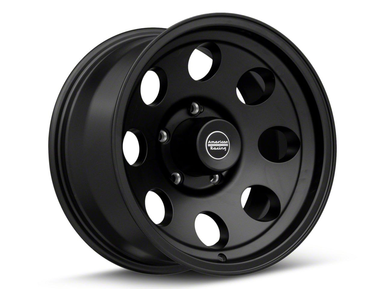 American Racing Jeep Wrangler AR172 Baja Satin Black Wheel; 15x10 ...