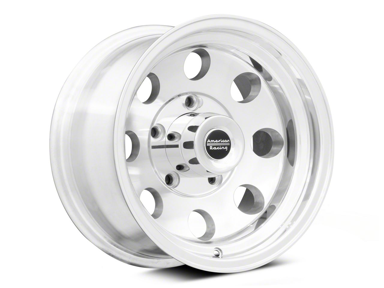 American Racing AR172 Baja Polished Wheel; 16x10 (76-86 Jeep CJ5 & CJ7)