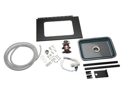MORryde Deluxe Trail Kitchen Sink Kit with Faucet and Water Pump (07-24 Jeep Wrangler JK & JL)