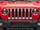 RedRock Grille Inserts; Silver (18-23 Jeep Wrangler JL w/o TrailCam)