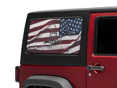 SEC10 Don’t Tread Quarter Window Decal (07-18 Jeep Wrangler JK 2-Door)