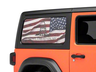SEC10 Don’t Tread Quarter Window Decal (18-24 Jeep Wrangler JL 2-Door)