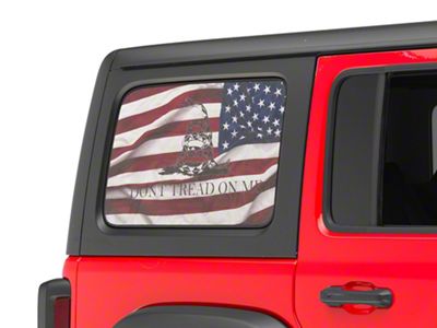 SEC10 Don’t Tread Quarter Window Decal (18-24 Jeep Wrangler JL 4-Door)