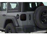 Tail Light Covers; Smoked (18-23 Jeep Wrangler JL w/ Factory Halogen Tail Lights)