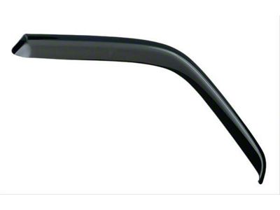 Ventgard Window Deflectors; Smoked; Front Only (97-06 Jeep Wrangler TJ)