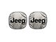 2-Piece Windshield Sunshade with Jeep Logo (Universal; Some Adaptation May Be Required)