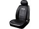 Deluxe Sideless Seat Cover with Jeep Logo; Black (Universal; Some Adaptation May Be Required)