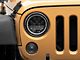 Raxiom Axial Series Spider LED Headlights with Amber DRL and Angel Eye Halo; Black Housing; Clear Lens (07-18 Jeep Wrangler JK)