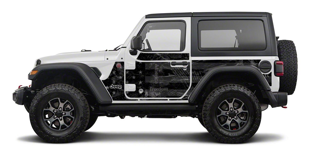 Mek Jeep Wrangler Body Armor; Black Flag 5207 (1824