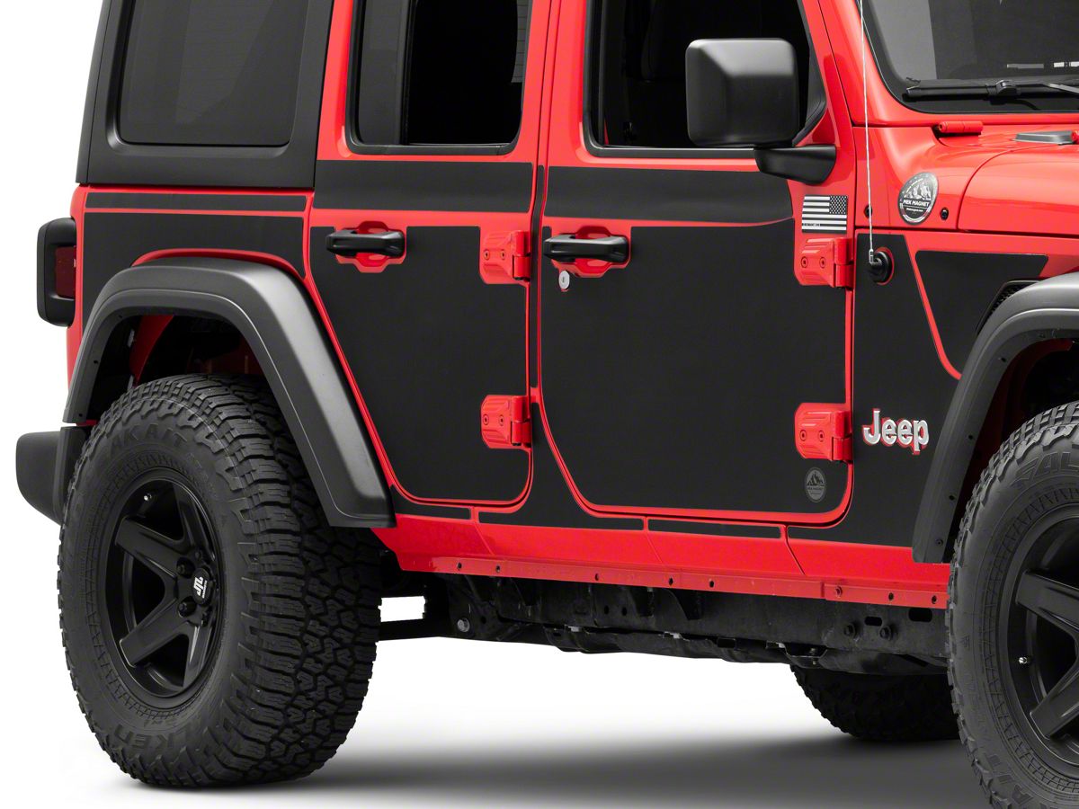 Mek Magnet Jeep Wrangler Magnetic Body Armor; Matte Black 5408 (18-23 Jeep  Wrangler JL 4-Door) - Free Shipping