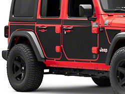Mek Magnet Magnetic Body Armor; Matte Black (18-22 Jeep Wrangler JL 4-Door)