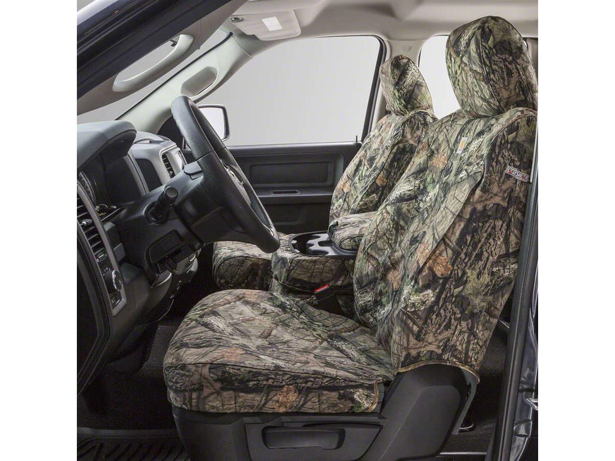 Break-Up Country SSC2380CAMB Covercraft Carhartt Mossy Oak Camo SeatSaver Front Row Custom Fit Seat Cover for Select Jeep Wrangler Models Duck Weave