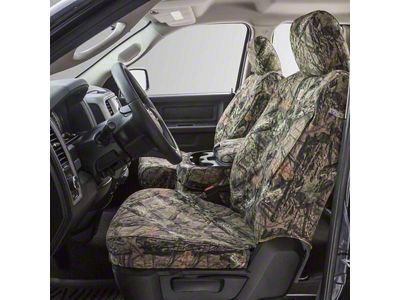 Covercraft SeatSaver Custom Front Seat Covers; Carhartt Mossy Oak Break-Up Country (07-10 Jeep Wrangler JK)