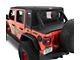 Bestop Trektop Half Top Accessory Kit; Black Diamond (18-24 Jeep Wrangler JL 4-Door)