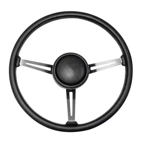 Jeep Wrangler Steering Wheel; Vinyl (87-95 Jeep Wrangler YJ)