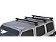 Rhino-Rack Heavy Duty RCL 3-Bar Backbone Roof Rack; Black (18-24 Jeep Wrangler JL 4-Door w/ Hard Top)