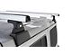 Rhino-Rack Heavy Duty RLT600 2-Bar Backbone Roof Rack; Silver (18-24 Jeep Wrangler JL 4-Door w/ Hard Top)