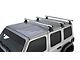 Rhino-Rack Heavy Duty RLT600 3-Bar Backbone Roof Rack; Silver (18-24 Jeep Wrangler JL 4-Door w/ Hard Top)