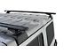 Rhino-Rack Vortex RCL 2-Bar Backbone Roof Rack; Black (18-24 Jeep Wrangler JL 4-Door w/ Hard Top)