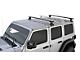 Rhino-Rack Vortex RLT600 2-Bar Backbone Roof Rack; Black (18-24 Jeep Wrangler JL 4-Door w/ Hard Top)