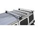 Rhino-Rack Vortex RLT600 2-Bar Backbone Roof Rack; Silver (18-24 Jeep Wrangler JL 4-Door w/ Hard Top)