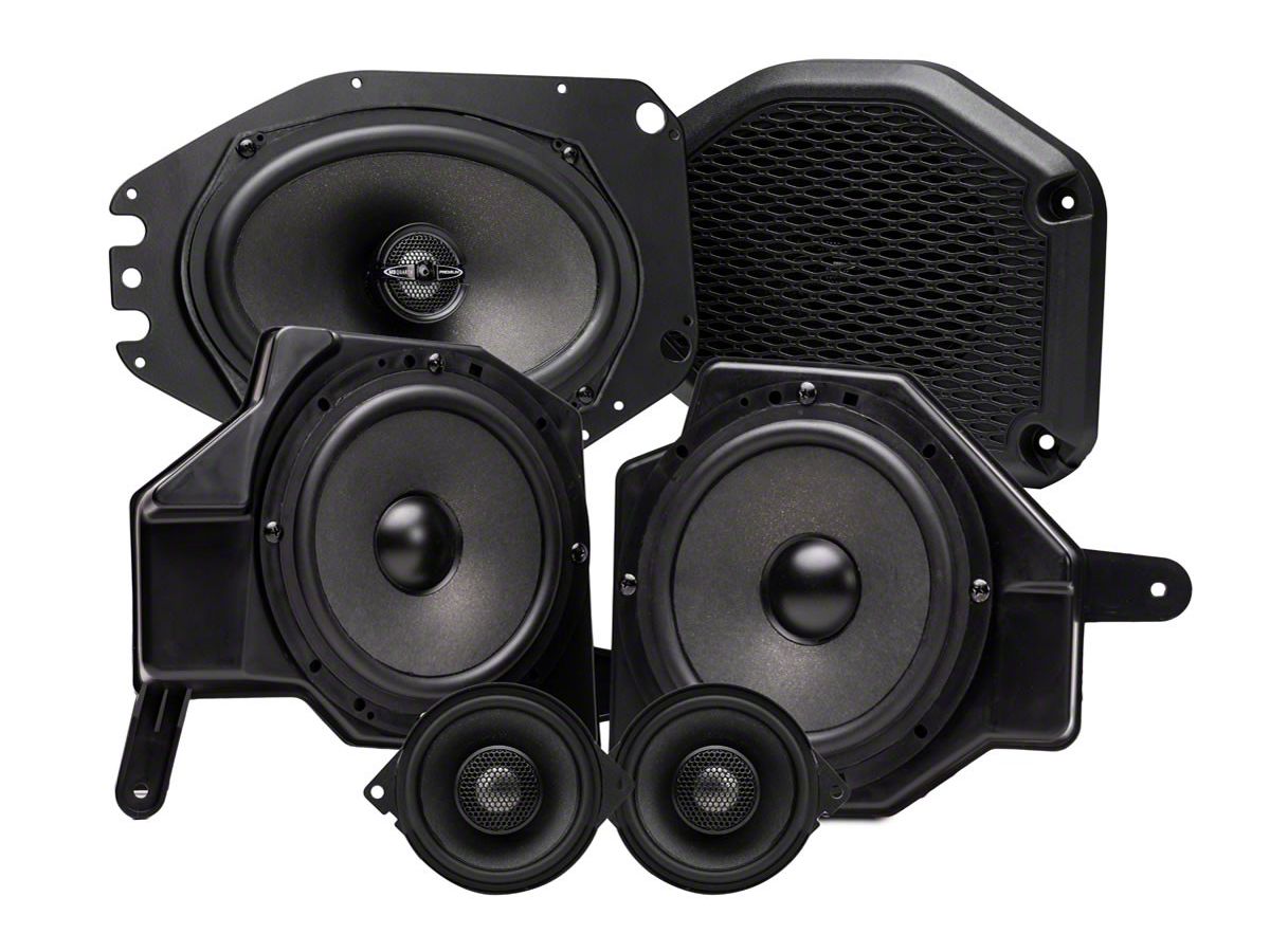 MB Quart Jeep Wrangler Six Speaker STAGE 6 OEM Audio System Upgrade  MBQJ-STG6-1 (18-23 Jeep Wrangler JL) - Free Shipping