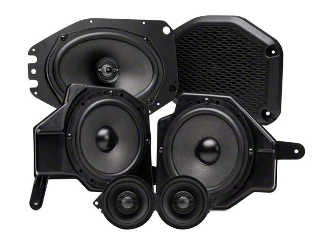 MB Quart Six Speaker STAGE 6 OEM Audio System Upgrade (18-24 Jeep Wrangler JL)