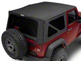 Bestop Supertop NX Soft Top; Black Diamond (07-18 Jeep Wrangler JK 2-Door)