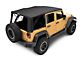 Bestop Supertop NX Soft Top; Black Diamond (07-18 Jeep Wrangler JK 4-Door)