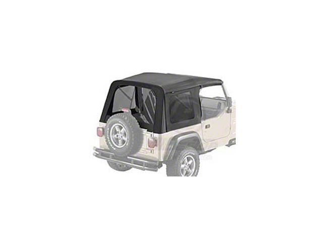 Bestop Supertop Classic Replacement Skins with Tinted Windows; Black Denim (97-02 Jeep Wrangler TJ w/ Factory Soft Top)