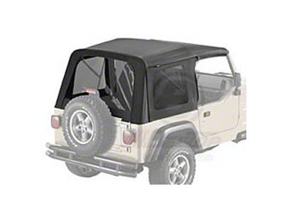 Bestop Supertop Classic Replacement Skins with Tinted Windows; Black Denim (97-02 Jeep Wrangler TJ w/ Factory Soft Top)