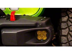 Diode Dynamics SS3 Max Type MR LED Fog Light Kit; Yellow SAE Fog (07-22 Jeep Wrangler JK & JL)