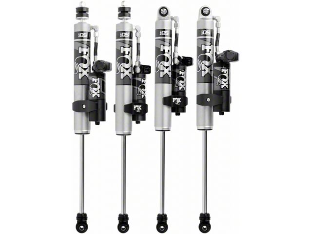 FOX Performance Series 2.0 Front and Rear iQS Reservoir Shocks for 2.50 to 4-Inch Lift (07-18 Jeep Wrangler JK)