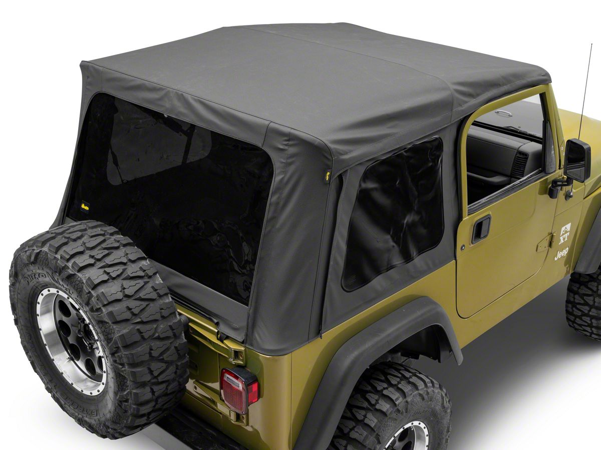 Bestop Jeep Wrangler Supertop Classic Replacement Soft Top with Tinted  Windows; Black Denim 54709-15 (97-06 Jeep Wrangler TJ w/ Full Doors,  Excluding Unlimited) - Free Shipping