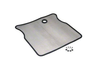 Winter and Bug Grille Screen; Polished Stainless Steel (66-86 Jeep CJ5 & CJ7)