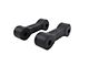 Replacement Hood Hold Downs; Black Polyurethane; Pair (97-06 Jeep Wrangler TJ)