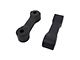Replacement Hood Hold Downs; Black Polyurethane; Pair (97-06 Jeep Wrangler TJ)