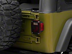 RedRock Tail Light Covers; Old Glory (97-06 Jeep Wrangler TJ)