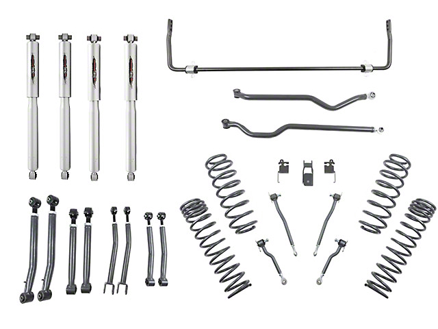 Belltech Suspension Lift Kit; Front and Rear (18-22 Jeep Wrangler JL 4-Door Rubicon)