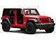 Go Rhino Trailline Rear Tube Doors; Textured Black (18-24 Jeep Wrangler JL 4-Door)