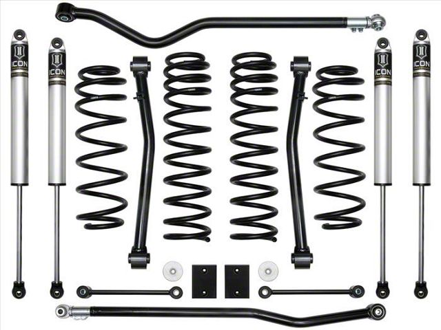 ICON Vehicle Dynamics 2.50-Inch Suspension Lift System; Stage 3 (18-24 Jeep Wrangler JL)