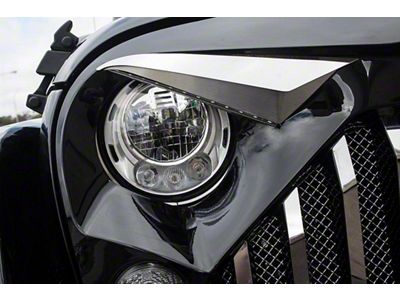 Eyebrow Kit; White; LED Illumination (07-18 Jeep Wrangler JK)