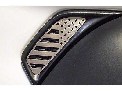 American Flag Side Vent Accent (18-24 Jeep Wrangler JL)