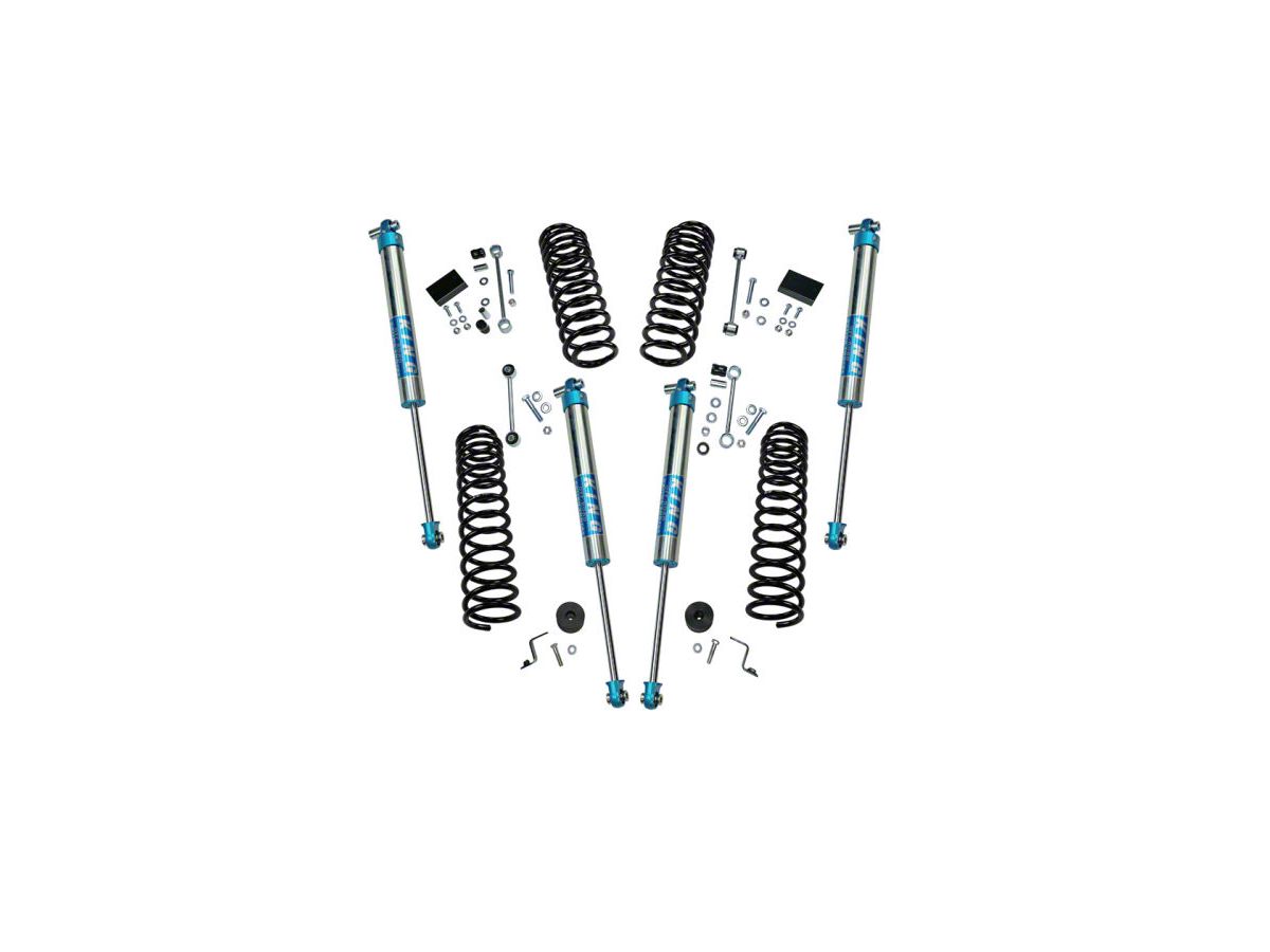 SuperLift Jeep Wrangler  Dual Rate Coil Spring Suspension Lift Kit  with King  Shocks K183KG (18-23  or  Jeep Wrangler JL 4-Door) -  Free Shipping