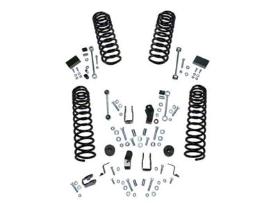 SuperLift 2.50-Inch Dual Rate Coil Spring Suspension Lift Kit with Shock Extensions (18-24 2.0L or 3.6L Jeep Wrangler JL 2-Door)