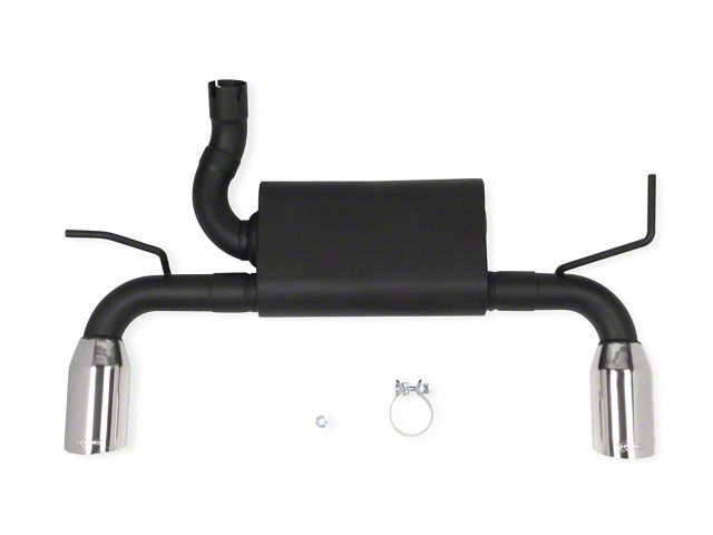 Flowtech Axle-Back Exhaust with Polished Tips (07-18 Jeep Wrangler JK)