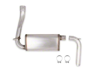 Hooker BlackHeart High Clearance Axle-Back Exhaust (18-23 2.0L or 3.6L Jeep Wrangler JL)