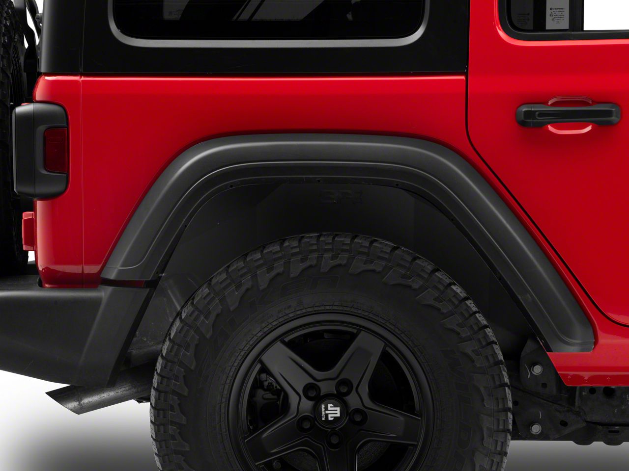 Body Armor 4x4 Rear Fender Liners; Textured Black (18-23 Jeep Wrangler JL)