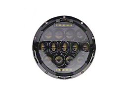 Quake LED Tempest 7-Inch RGB Headlights; Black Housing; Clear Lens (76-86 Jeep CJ5 & CJ7; 97-18 Jeep Wrangler TJ & JK)