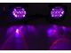 Quake LED Tempest 7-Inch RGB Headlights; Black Housing; Clear Lens (76-86 Jeep CJ5 & CJ7; 97-18 Jeep Wrangler TJ & JK)